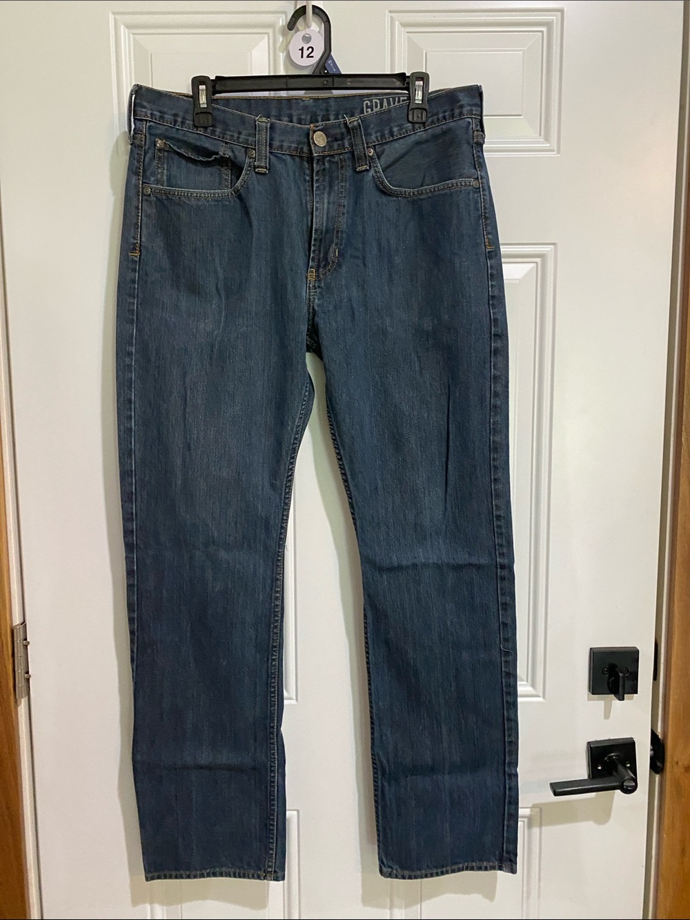 Bullhead Men’s Straight Jeans in Dark Indigo